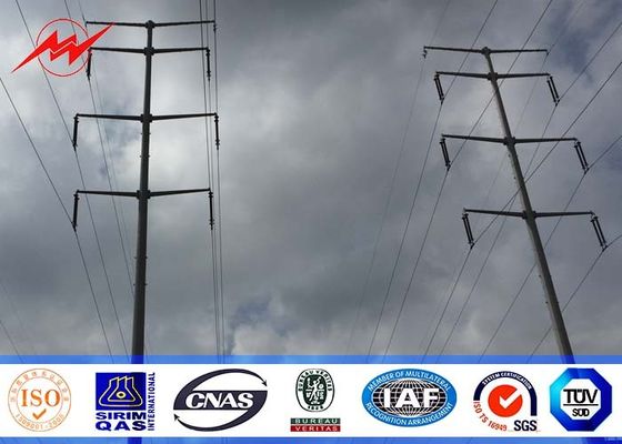 8M는 파키스탄 온천장 전기 프로젝트를 위한 300kg 짐 3mm 간격 강철 전화선용 전주를 multisided