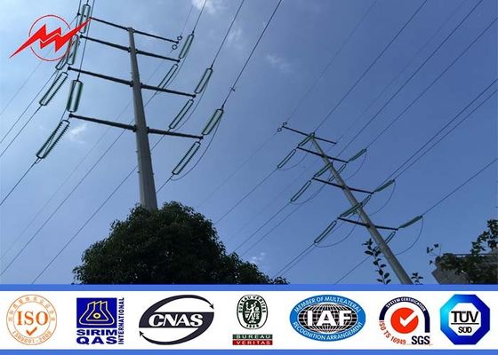 12M 650DaN 345 mpa를 가진 110kv 배급 힘을 위한 강철 전화선용 전주 3mm 간격 Gr65 물자