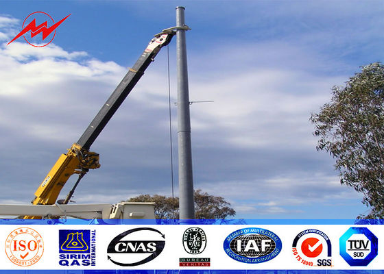 8각형 낮은 전압 8M 관 강철 구조물 전력 폴란드 69kv