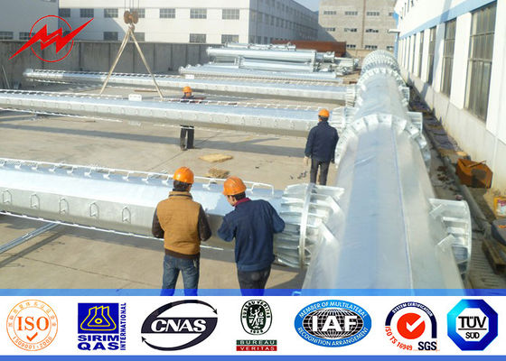 8각형 낮은 전압 8M 관 강철 구조물 전력 폴란드 69kv