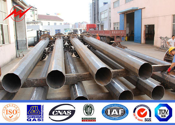 조정 사다리를 점화하는 공원을 위한 15m 분말 입히는 높은 돛대 옥외 램프 폴란드