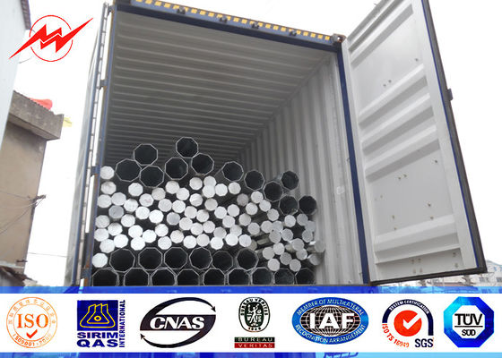 33KV 전력 배급을 위한 원뿔 33KV 11m 강철 전화선용 전주