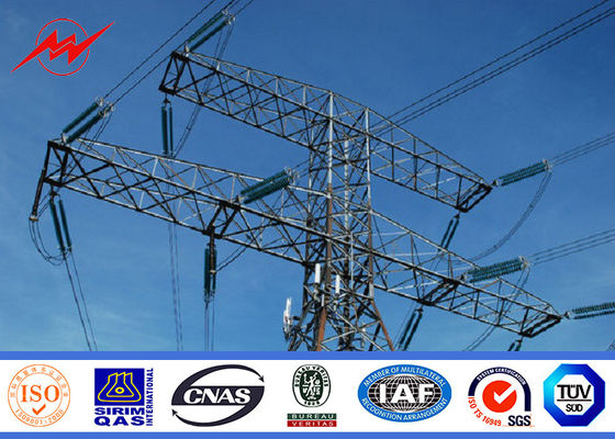 500kv 힘 전기 전송 단청 폴란드 탑 강철 Monopole 안테나 탑