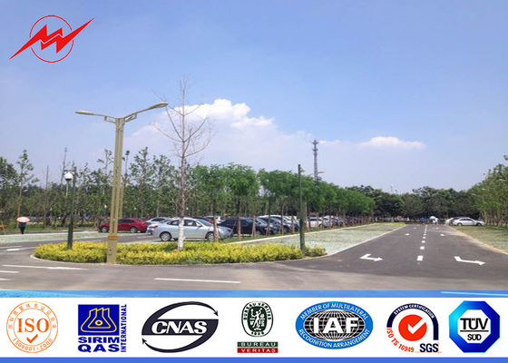 OEM 단 하나 부류를 가진 옥외 원뿔 6m 주차장 전등 기둥