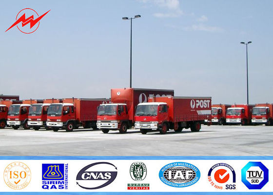 10m 원뿔 가늘게 한 주차장 전등 기둥의 사각 외부 전등 기둥