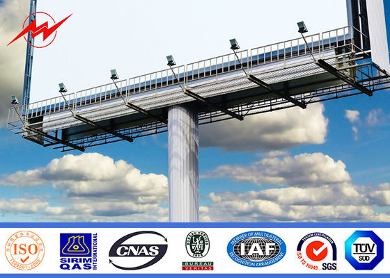 방식제 3 in1 역광 조명 8m를 가진 둥근 LED 옥외 게시판 광고