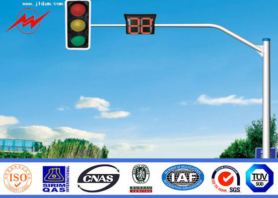 분말 코팅을 가진 8각형 강철 가로등 폴란드 신호등 신호