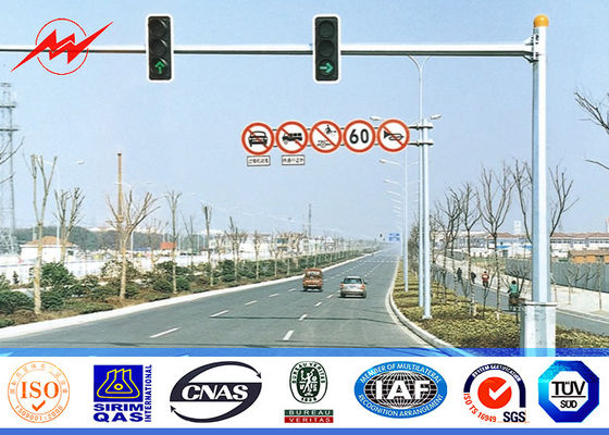 원뿔/5m 분말 코팅의 둘레에 소통량 체계를 위한 강철 폴란드를 직류 전기를 통했습니다