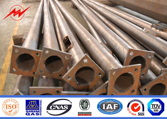 ISO 기준 태양 가로등 폴란드, 주문을 받아서 만들어지는 폴란드 관 강철 6-15m 색깔