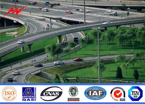 40M 8mm 간격 쇼핑 센터 상승 가로대를 가진 높은 돛대 전등 기둥