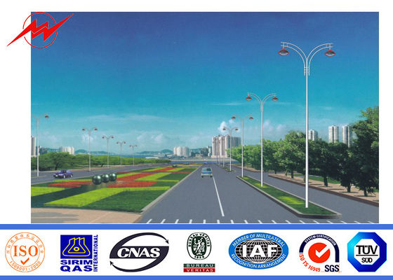 정원 뜨거운 복각 전기 요법을 가진 단 하나 팔 10m Q235 가로등 폴란드