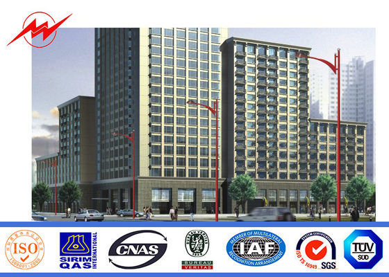 정원 뜨거운 복각 전기 요법을 가진 단 하나 팔 10m Q235 가로등 폴란드