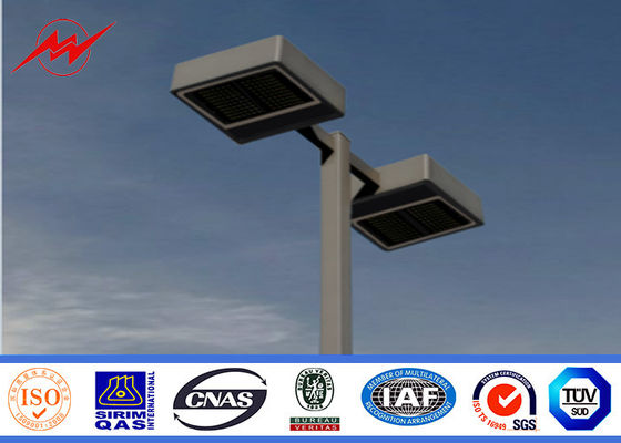 10M 주차장을 위한 파란 정연한 가벼운 가로등 폴란드 4mm 간격 1.5m 가벼운 팔