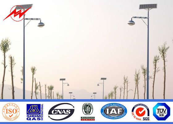 8m 고도 가로등 폴란드 1m 두 배 팔 주차장 전등 기둥 3mm 간격