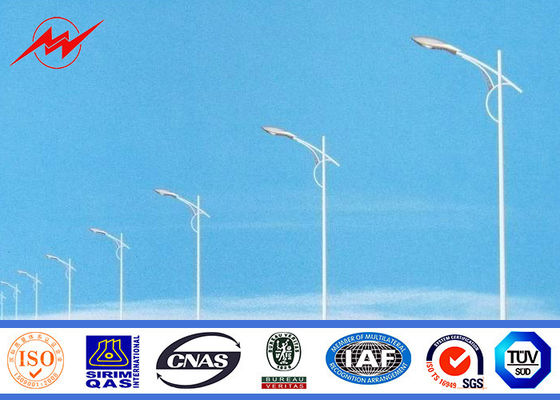 주차장 12m 램프 강철 주차장 전등 기둥의 MHL/HPS 포스트 전등 기둥