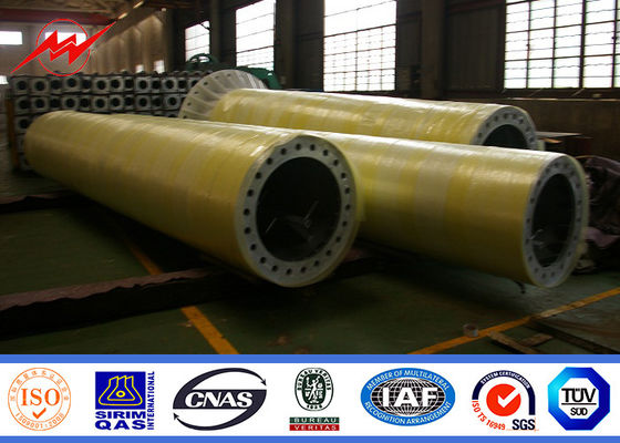 8각형 90FT 옥외 Monopole 세포 탑 커뮤니케이션 배급