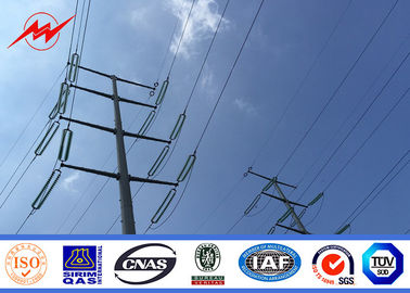 아프리카 전원 분배를 위한 132KV 18m 가연 광물 강철 전화선용 전주