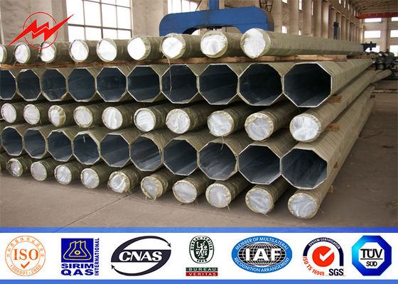 8 전화선용 전주 큰 방위 짐은 8mm 14m 금속 강철 전송선을 위한 편들었습니다