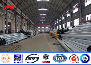 NEA 핫 디프  Galvanized Tubular Pole 25ft 35ft 45ft 전력 전송