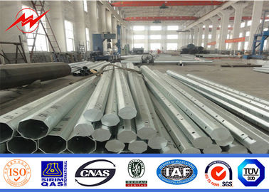 NEA 핫 디프  Galvanized Tubular Pole 25ft 35ft 45ft 전력 전송