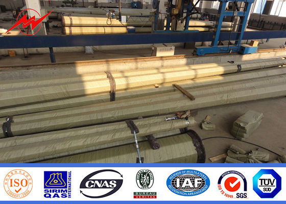 BV 증명서 송전을 위한 20M 직류 전기를 통한 강철 폴란드 강철 전봇대