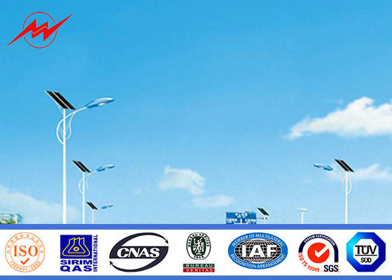 직류 전기를 통한 강철 가로등 폴란드 단 하나 교차하는 팔에 다각형 6m 10m