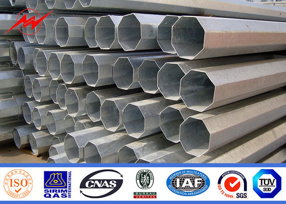 220kV가 단 하나 회로 GR50 강철 전화선용 전주 AWS D1.1 뜨거운 복각에 의하여 직류 전기를 통했습니다