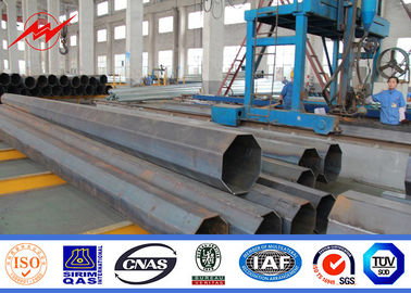 OEM 전기 용도 기둥 10m 높이 2.75mm 두께 팔각형 모양 1.5m 브래킷