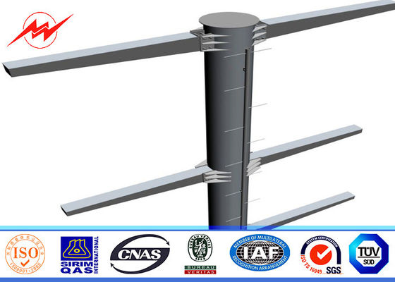 ISO  BV 가연 광물 표면을 가진 전기 강철 전봇대 3mm 간격