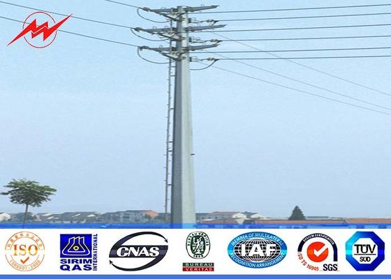 110kV 고전압 전력 폴란드 전송선 관 강철 폴란드