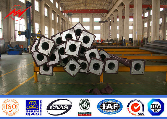 2M 교차하는 팔을 가진 옥외 다 편들어진 태양 8M에서 14M 고도 가로등 폴란드