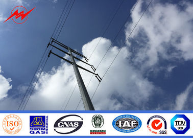 10kv 20kv 35kv 66kv 69k 110kv 132kv 138kv 220kv 230kv를 위한 진료된 강제 강철 튜버 폴