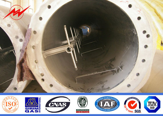 60M ASTM A123 전기 요법 기준을 가진 직업적인 Monopole 통신 탑