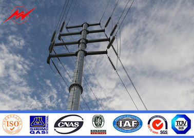 Astm A123 아연 도금 파이프 8-20m 스틸 관형 전주