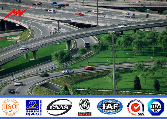 체계를 게양하는 Aotumatic를 가진 6각형/8각형 25m 30m 높은 돛대 전등 기둥