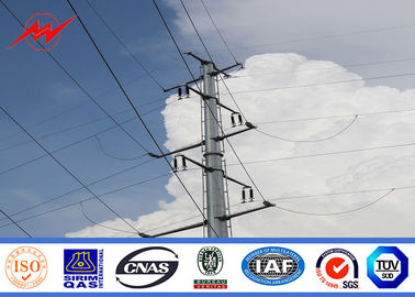 35FT NEA 표준 강철 전봇대, 69kv 전송선을 위한 전화선용 전주를 금속을 붙입니다