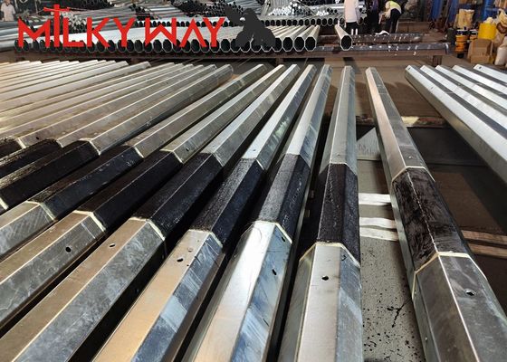 1250 Dan 11.8M 8 면 전기 전력 전구 4mm 두께 직사용 ASTM A123 가연화 표준