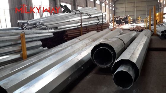 17m 가루화 철강 전력 전송 전구 1200daN 부하 ASTM A123