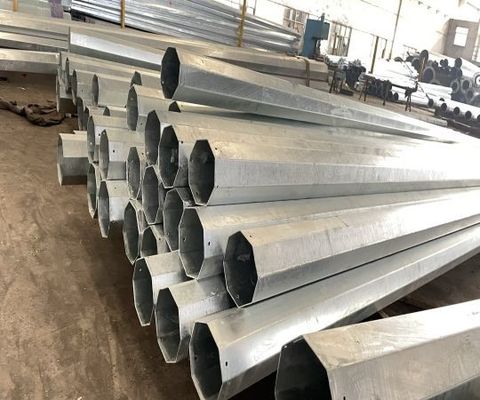 11.9M 8kn 3개 부분 다기능 사다리 상단과 함께 가연 전기 기둥