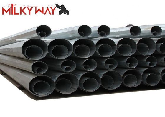 132KV 고전압 15m ~ 30m 강철 전력 전구 핫 디프 Glavanized 전송 전기