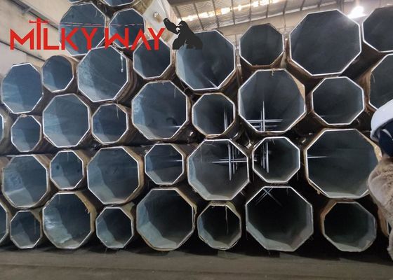 빠른 조립 및 국내 철강 건설과 함께 통신을 위해 90ft galvanized 모노 폴 타워