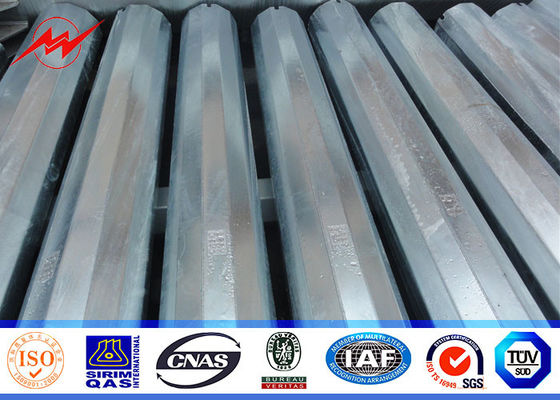 25ft에 75ft 전기 Concial는 강철 전화선용 전주의 강철 전원 분배 폴란드 10kv ~ 550kv를 가늘게 했습니다