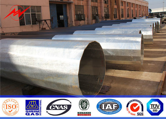 가공선 강철 탑을 위한 회로 16M 32M 강철 전봇대 복식 혹은 단식 전송