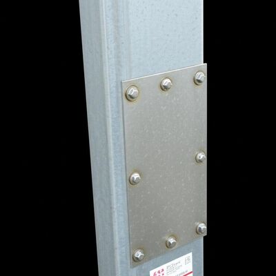 Voltage 10-220KV Steel Power Pole Octagonal Structure Hot Dip Galvanization Surface Treatment Strong Corrosion Resistance