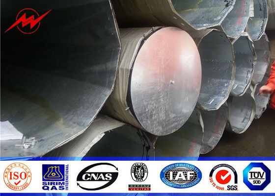 전력 분배 라인 프로젝트 용 아연 도금 12.2m 고 인장 전력 극