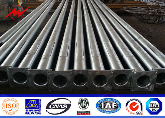 8각형 옥외 가로등 폴란드 5M에서 60mm Dia 두 배에 의하여 구부려지는 팔에 15M