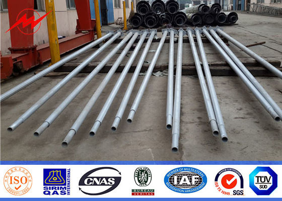 8각형 옥외 가로등 폴란드 5M에서 60mm Dia 두 배에 의하여 구부려지는 팔에 15M