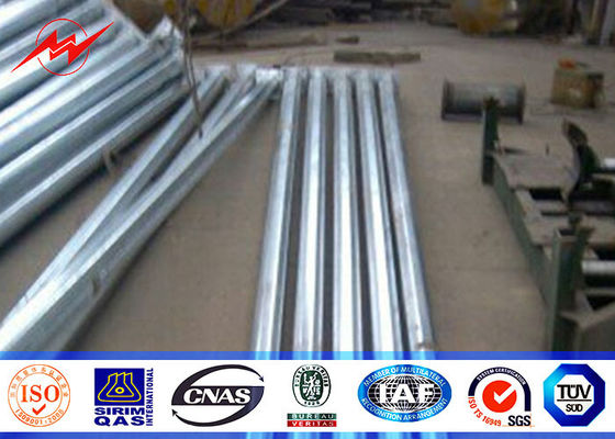 8각형 옥외 가로등 폴란드 5M에서 60mm Dia 두 배에 의하여 구부려지는 팔에 15M