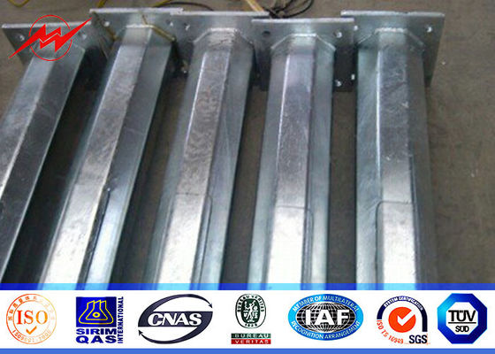 8각형 옥외 가로등 폴란드 5M에서 60mm Dia 두 배에 의하여 구부려지는 팔에 15M