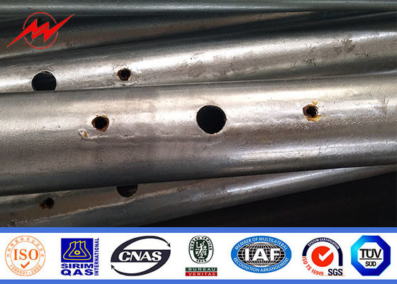 ISO 승인 RAL 기준 색깔에 있는 5-20m 구부려진 거리 조명 폴란드